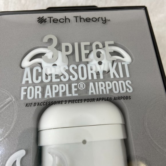 Tech Theory 3 Piece Accessory Kit for Apple Airpods White Color - Picture 2 of 5